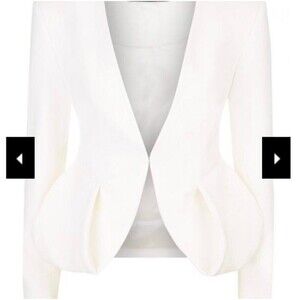 AQ/AQ Small Ivory Jacket